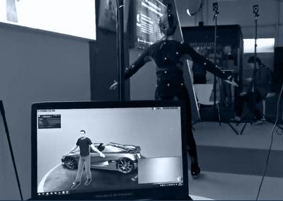 The NOKOV motion capture system can be connected to MakeReal3D.