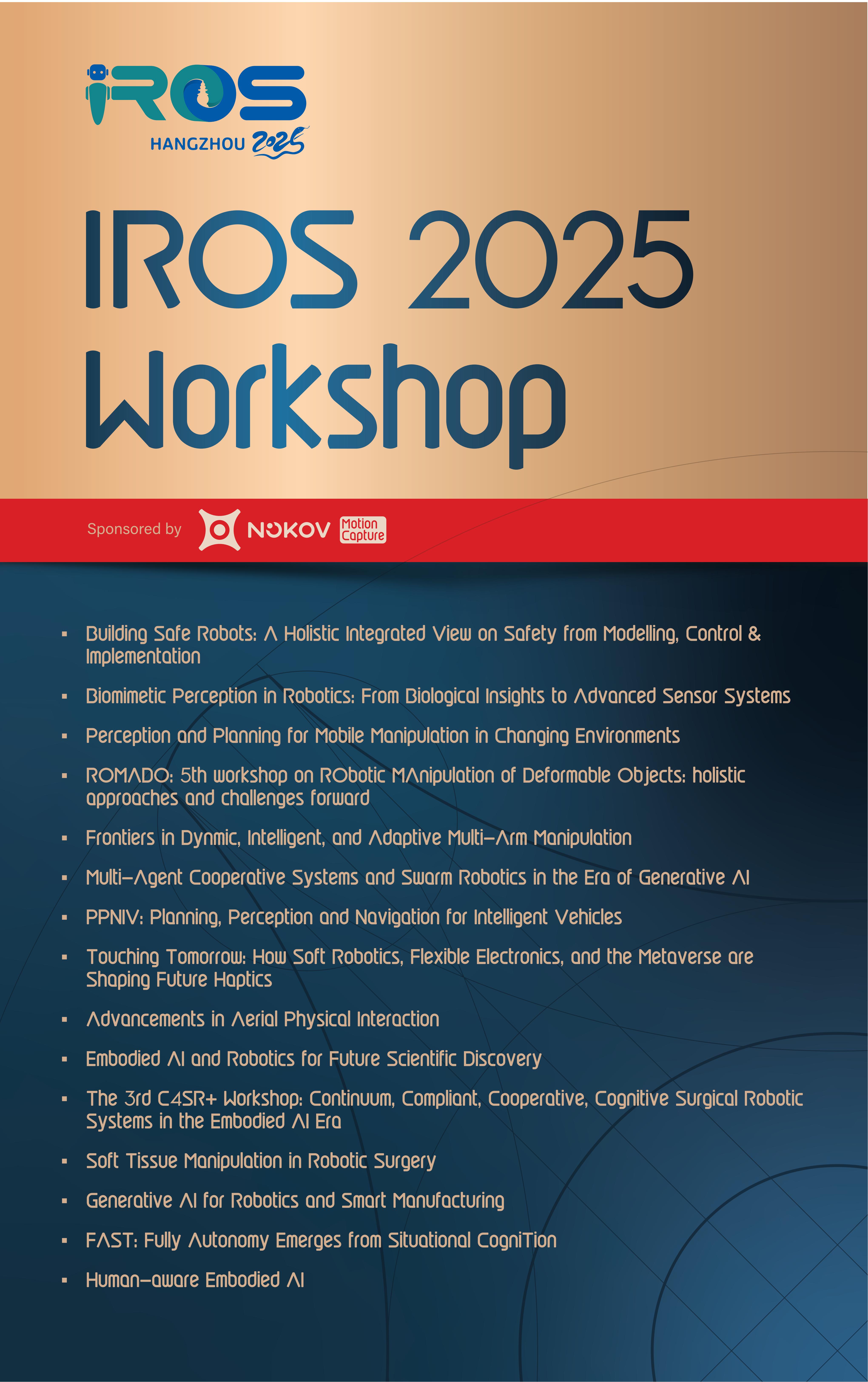 IROS 2025 Workshop,IROS,NOKOV