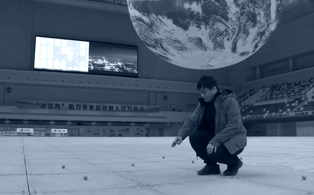 科技冬奥-水立方场地同步调平